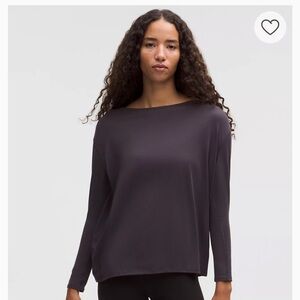 Women's Black Long Sleeve Top
